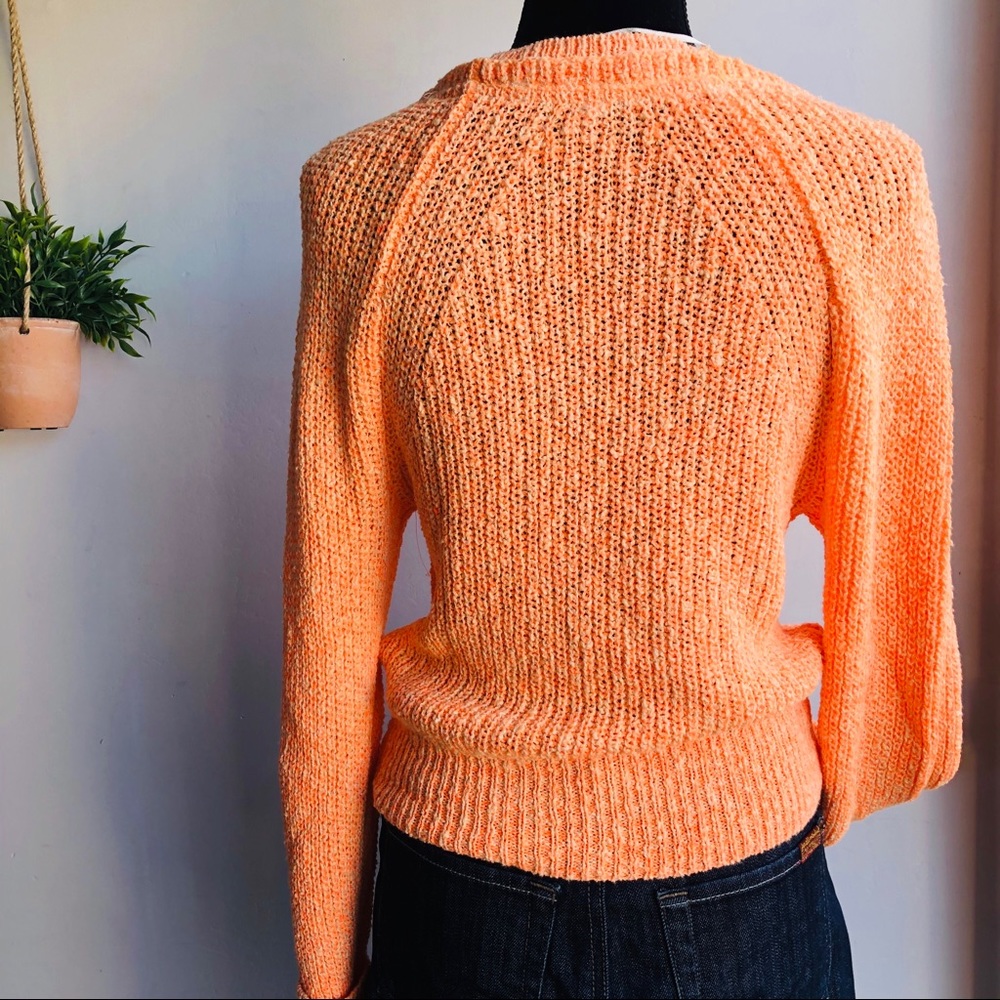 FREE PEOPLE Tangerine Electric City Pullover - Picture 5 of 7